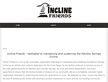 Tablet Screenshot of inclinefriends.org